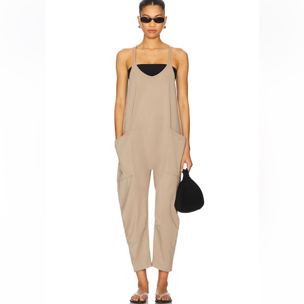 Free people hot shot onesie in mocha latte